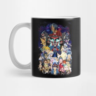 Tengen Toppa Gurren Lagann Grunge Border Anime Mug